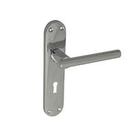 Forge Chrome Modular Backplate Lock Handle