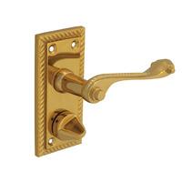 Forge Brass Georgian Privacy Handle