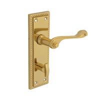 Forge Brass Georgian Bathroom Handle