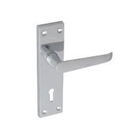 forge chrome straight lock handle