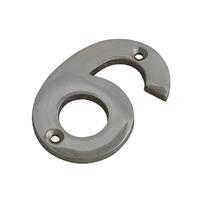 Forge Chrome Number 6 Numeral