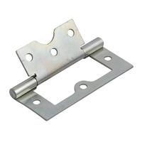 Forge Zinc Pair of Flush Hinges