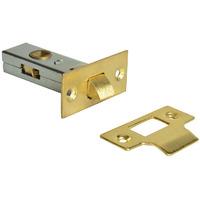 forge brass tubular mortice latch 3 inches 80mm
