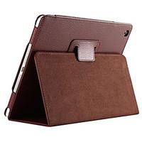 for ipad 2017solid color full body pu leather case with stand for ipad ...