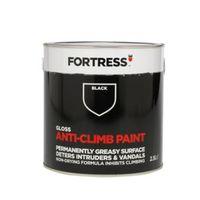Fortress Black Gloss Anti-Climb Paint 2.5L