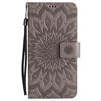 for huawei mate 9 mate 8 pu leather material sun flower pattern emboss ...