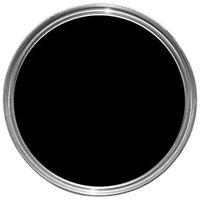 fortress one coat interior exterior black matt wood metal paint 750ml