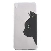 For Xperia E5 XA XZ Case Cover Black Cat Pattern High Permeability Painting TPU Material Phone Case