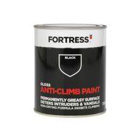 Fortress Black Gloss Anti-Climb Paint 750ml