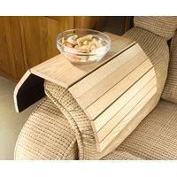 Folding Wooden Arm Chair Tray