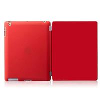 For iPad 2/iPad 4/iPad 3 compatible Solid Color PU Leather Wake Up Smart Case Cover s with Back Cases mini 123 mini4