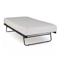 folding guest bed single silver