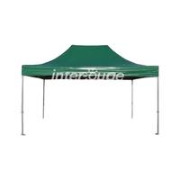 Folding Tent PRO Series 50mm Aluminium Structure in PVC 520g/m² Tarpaulin 3x4.5m for Professional Needs or Daily Use Green