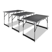 Foldable Pasting Table Height Adjustable 3pcs