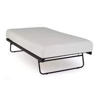 Folding Guest Bed Small Single Silver