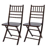 Folding Banquet Chairs (2)