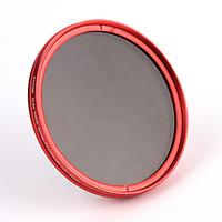 FOTGA 58mm Camera Fader Variable ND Filter Neutral Density ND2 ND8 to ND400 Red