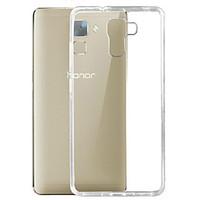 For Huawei Case Ultra-thin / Transparent Case Back Cover Case Solid Color Soft TPU Huawei Huawei Honor 7