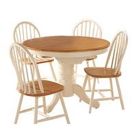 Foxcote Extending Kitchen Table and 4 Chairs