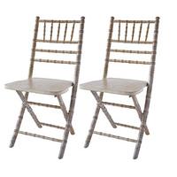 Folding Banquet Chairs (2)