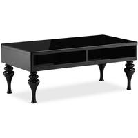 fountain black high gloss coffee table