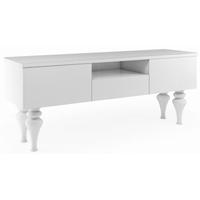 fountain white high gloss large tv unit