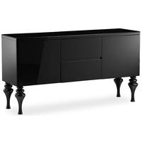 fountain black high gloss large sideboard