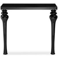Fountain Black High Gloss Console Table