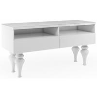 fountain white high gloss small tv unit