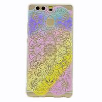 For Case Cover Transparent Pattern Back Cover Case Lace Printing Soft TPU for HuaweiHuawei P10 Plus Huawei P10 Lite Huawei P10 Huawei P9