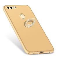 For with Stand Ring Holder Frosted Case Back Cover Case Solid Color Hard PC for HuaweiHuawei P10 Plus Huawei P10 Huawei P9 Huawei P9 Plus