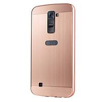 For LG Series Case Luxury Gold Plating Armor Aluminum Metal Frame Mirror Acrylic Case Back Cover Hot