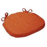 Foxcote Chair Seat Pad, Burnt Orange