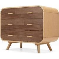 Fonteyn Chest of Drawers, Oak and Walnut