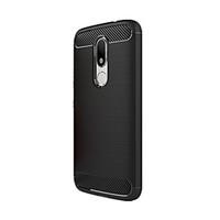 For Moto M G4 Play Shockproof Case Back Cover Case Solid Color Soft Carbon Fiber for Motorola G3 E3 G4 Plus G4