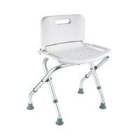 Folding Bath Bench with Back Rest, Aluminium