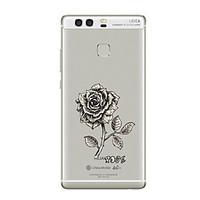 For Huawei P10 P9 Transparent Pattern Case Back Cover Case Flower Soft TPU for Huawei P10 Plus P9 Plus P9 Lite P8 P8 Lite Mate8 Mate9 Mate9 Pro