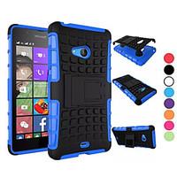 For Nokia Case Shockproof / with Stand Case Back Cover Case Armor Hard PC NokiaNokia Lumia 950 / Nokia Lumia 830 / Nokia Lumia 730 /