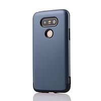 For Shockproof Case Back Cover Case Solid Color Hard PC for LG LG K10 LG K5 LG G5 LG G4 LG G3