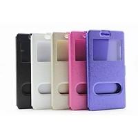 For Huawei Case P8 with Stand with Windows Flip Case Full Body Case Solid Color Hard PU Leather for HuaweiHuawei P9 Huawei P9 Lite Huawei
