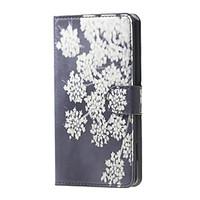 For DOOGEE Case Card Holder / with Stand / Flip / Pattern Case Full Body Case Flower Hard PU Leather DOOGEE