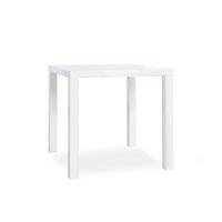 Fortis Dining Table Square In White High Gloss