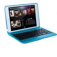 For Case Cover with Stand with Keyboard Flip Full Body Case Solid Color Hard PC for iPad Mini 3/2/1