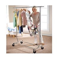 Folding Garment Rack with FREE Cover