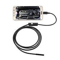 For Android Phoneendoscope Camera for smart phone 7mm 2m Cable USB endoscope Waterproof android pc inspection camera