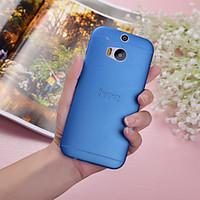 For HTC Case Ultra-thin / Translucent Case Back Cover Case Solid Color Hard PC HTC