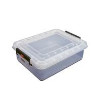 Food Box Storage Container with Lid - 530 x 396 x 159mm (H). 20 litre capacity.