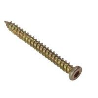 Forgefix CFS152 Torx Head Concrete Frame Screw - Zinc Yellow Passivated