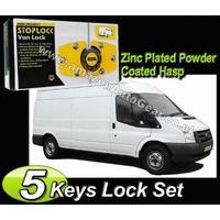 Ford Transit Stoplock High Security Anti-Theft Van Side Or Rear Door Lock With 5 Keys Set