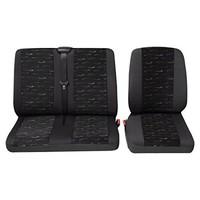 ford transit flatbed chassis 2006 onwards van seat covers blue
